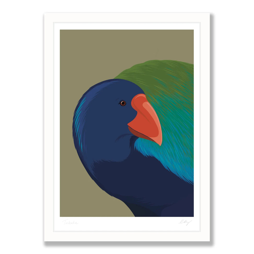 Takahe art print